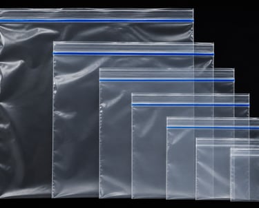 Zip lock bags different sizes and thickness by NEW GURUNANAK PLASTIC & PACKAGING Indore