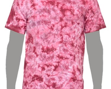 Maroon Tie-dye T-shirt
