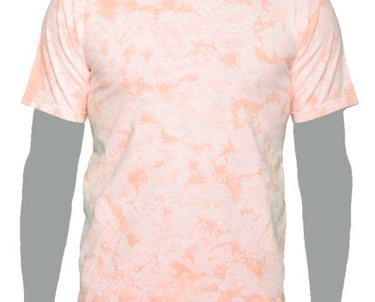 Peach Tie-dye T-shirt