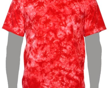 Red Tie-dye T-shirt