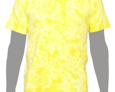 Yellow Tie-dye T-shirt