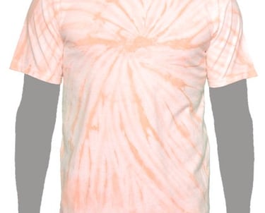 Peach Tie-dye T-shirt