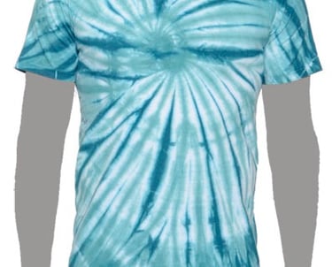 Teal Tie-dye T-shirt