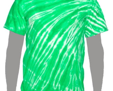 Green Tie-dye T-shirt