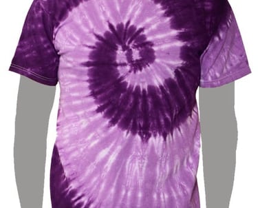 Purple Custom Tie-dye T-shirt