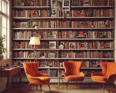 Cozy shop corner filled with carefully arranged vintage collectibles and nostalgic items.