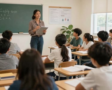 A group of students helping a peer who looks upset on the playground.