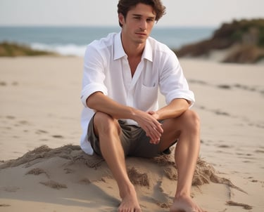 A thoughtful person reflecting in a serene natural setting, symbolizing self-awareness.