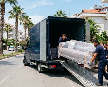 Antalya kapalı kasa şehir içi evden eve nakliyat.