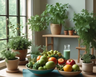 A calm, modern flat lay of various supplement bottles and capsules on a soft pastel background.