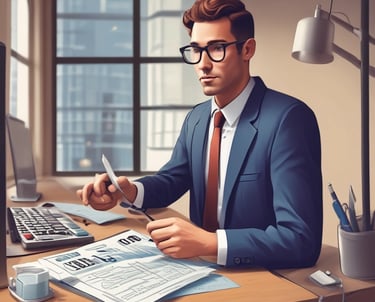 A logistics hub with trucks and warehouses symbolizing strategic distribution.