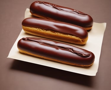 Close-up of intricately designed trompe l'oeil pastries that look like everyday objects.