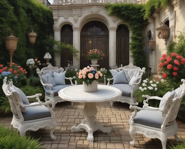 woman standing in front of white building