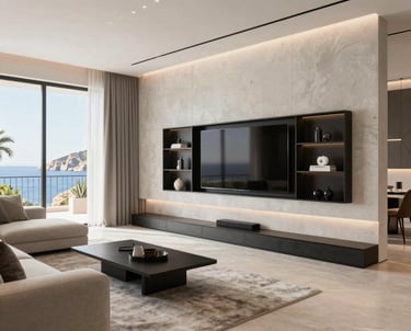 Custom cabinetry fitting in sunlit Costa del Sol home by Zwanenburg Montage