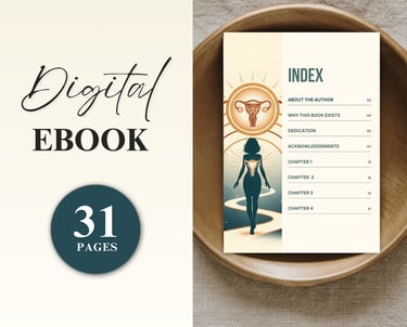 ebook cover showing the table of content