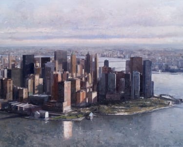 VISTA AEREA NY 122 X 80