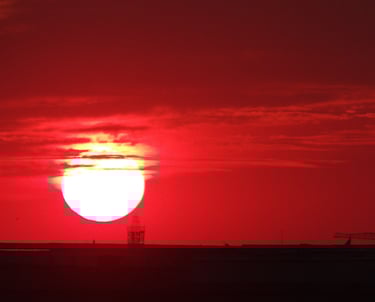 Honest sunset from my window!