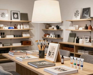 white and black abstract painting