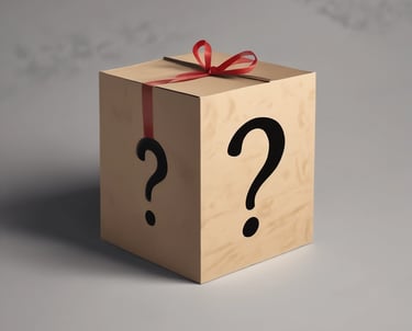 Close-up of a festive gift box with artisanal chocolates and nuts, decorated with pine cones.