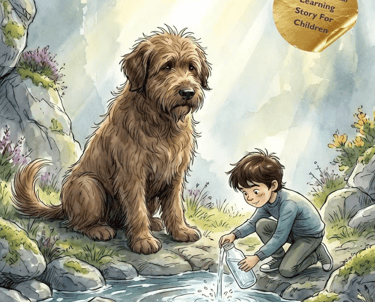 Front cover of the book The Brown Dog of the Green Glen: Emotional Learning for Children