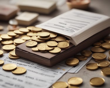 A neatly packaged coin shipment ready for delivery with secure labeling.