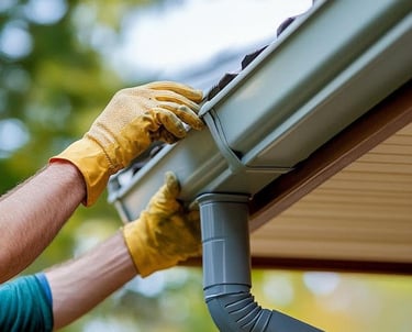 gutter installation and repair in Northern Virginia by First Class Remodeling