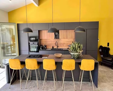 location maison Aigues-Mortes avec belle cuisine équipée et conviviale