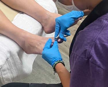 Getting my first Medical Pedicure as a Senior in Boise Idaho