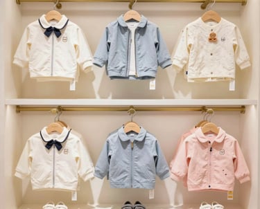 Tiny baby pants folded neatly next to a pair of baby shoes