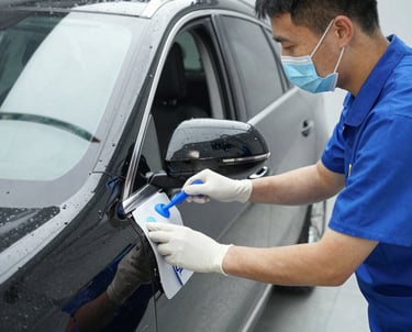 a man riding a skateboard down the side of a ramp