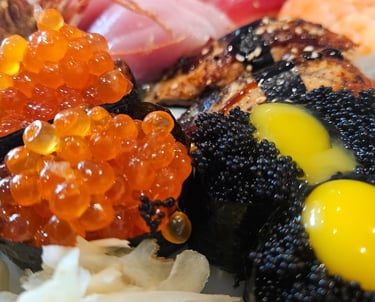 Nigiri sushi at Tsukino Ellenton, Florida