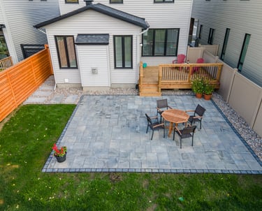 Avenue Seasons custom interlock patio installation in Toronto for beautiful backyard retreats