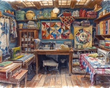 sewing room