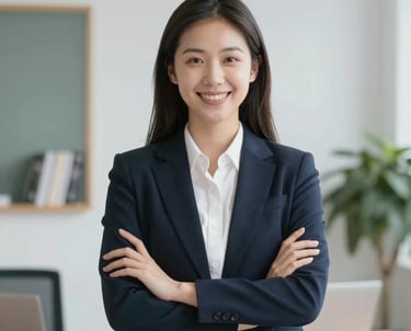 A real estate agent shaking hands with a satisfied client in front of a house.