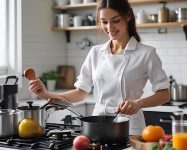 Close-up of hands packaging eco-friendly products ready for shipment.