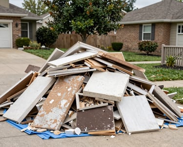 A room filled with lots of boxes and plants