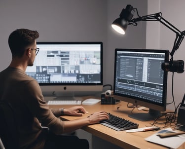 a man riding a skateboard down the side of a ramp