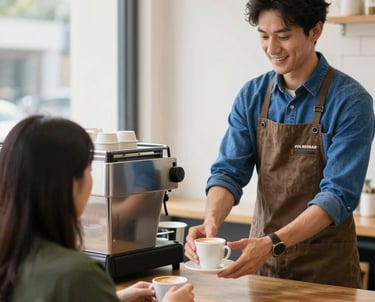 Digital printing machine applying vibrant designs on t-shirts in a bright studio.