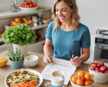 A warm, inviting clinic room with natural light and green plants, reflecting calm and healing.