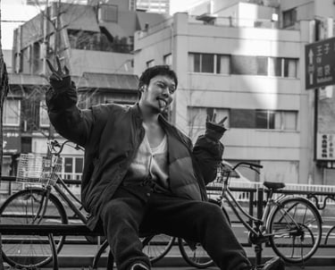 A fun stranger I met after an all nighter in Shinjuku