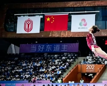 Proof of reliability: Automated flagpole lifting mechanism operating during the opening ceremony of