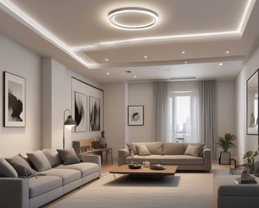 3D rendering of a stylish kitchen interior featuring Italian furniture brands