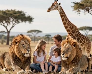 A sleek, futuristic interface showing a guest's selfie transforming into multiple themed souvenir images and a short video preview.