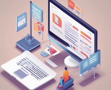 Futuristic interface showing multi-language content generation in progress.