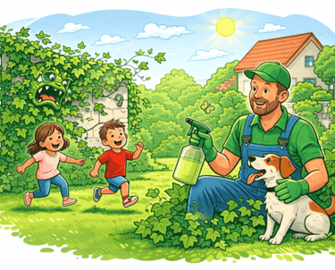 Likvidace břečťanu - rodina