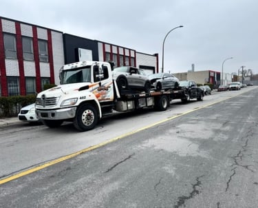 camion de remorquage (towing) à Montréal