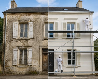 Rénovation de façade – Avant / Après en Île-de-France