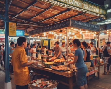 Close-up of a delivery bag filled with freshly packed Punjabi meals.