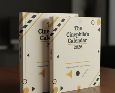 2026 Film Planner, Cinephile Calendar, Movie Watchlist Organizer, Cinema Student Agenda, Director Sc