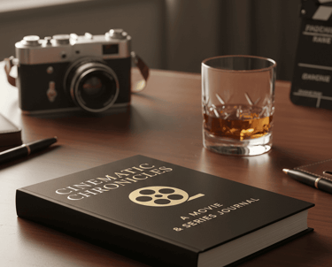 Movie Watching Logbook, Film Critic Journal, Series Binge Tracker, Cinema Lover Gift, Movie Review N